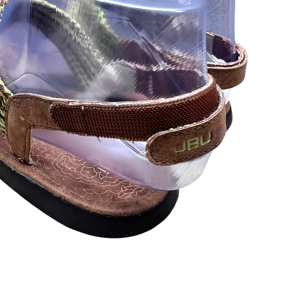 Jambu Brown and Green Women's Sandals - Picture 3 of 6